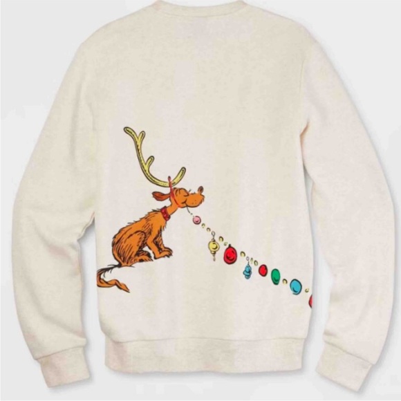 Grinch Sweatshirt with Festive Details - Picture 2 of 6